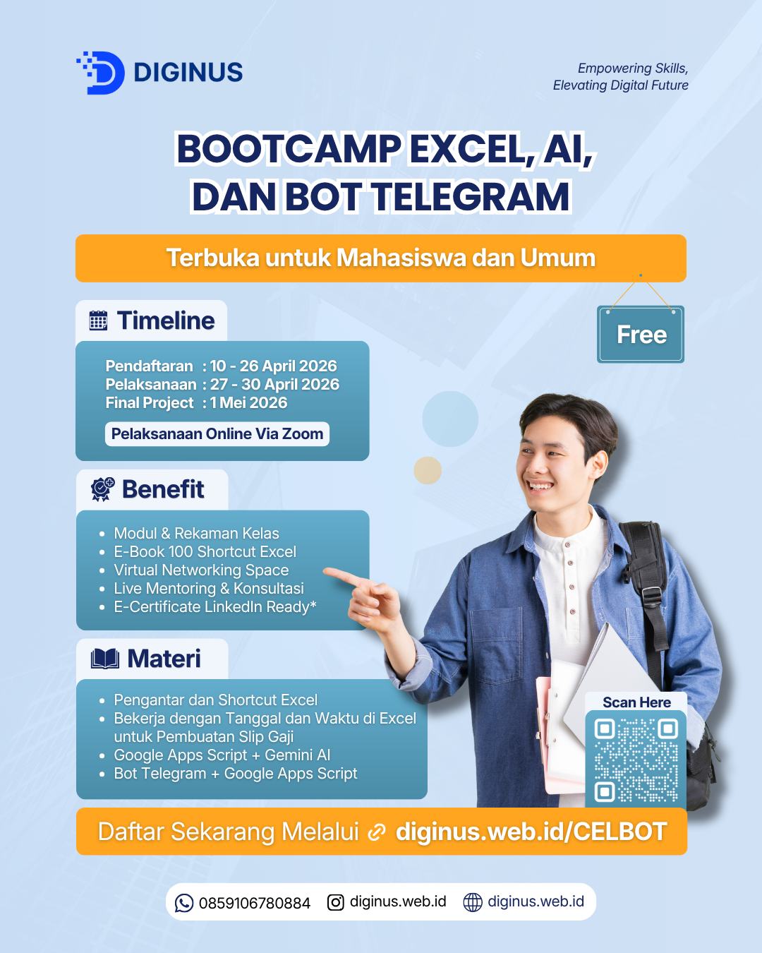 Bootcamp Excel, AI, dan Bot Telegram